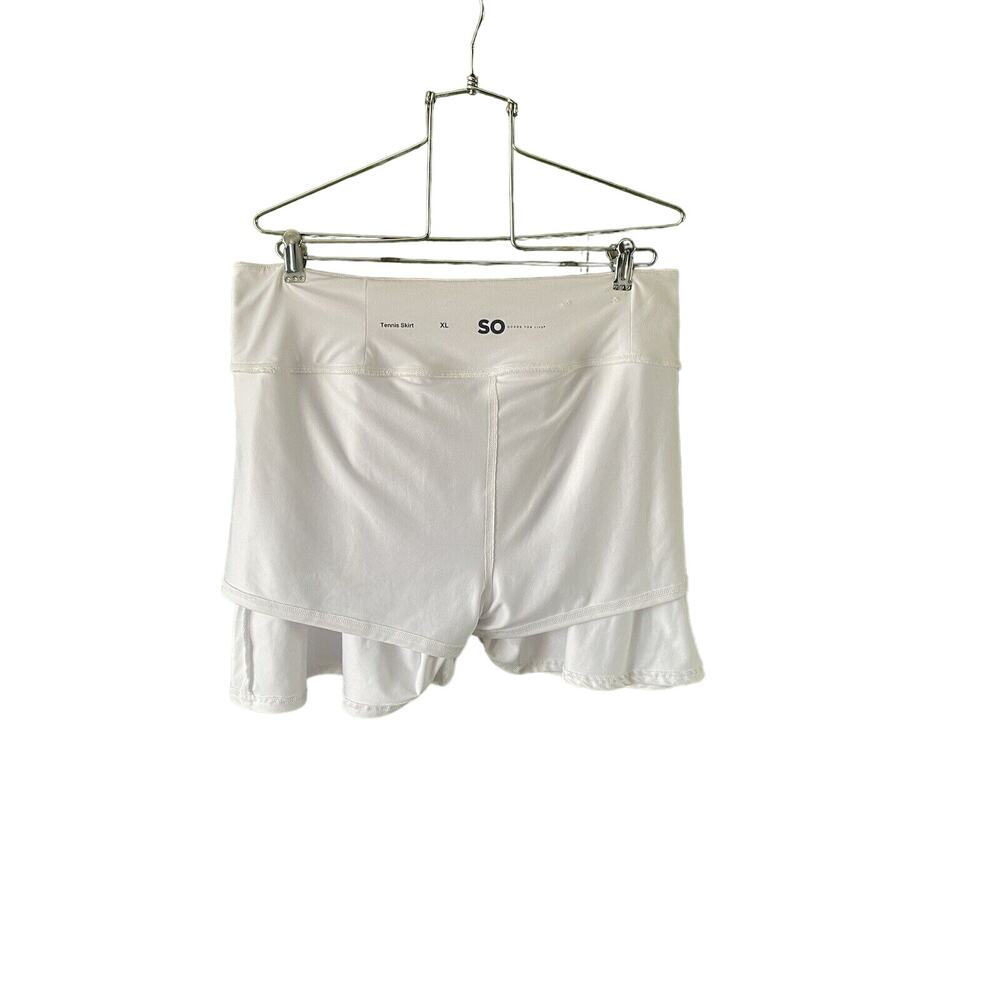 Skort Womens Size XL White Sporty Stretch Casual Pickleball Tennis Skirt - Picture 4 of 10